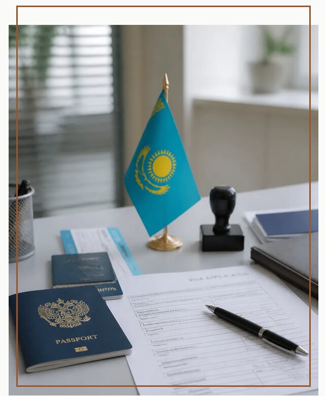 Оформление визы в Казахстан для поездки и работы в Старой Руссе